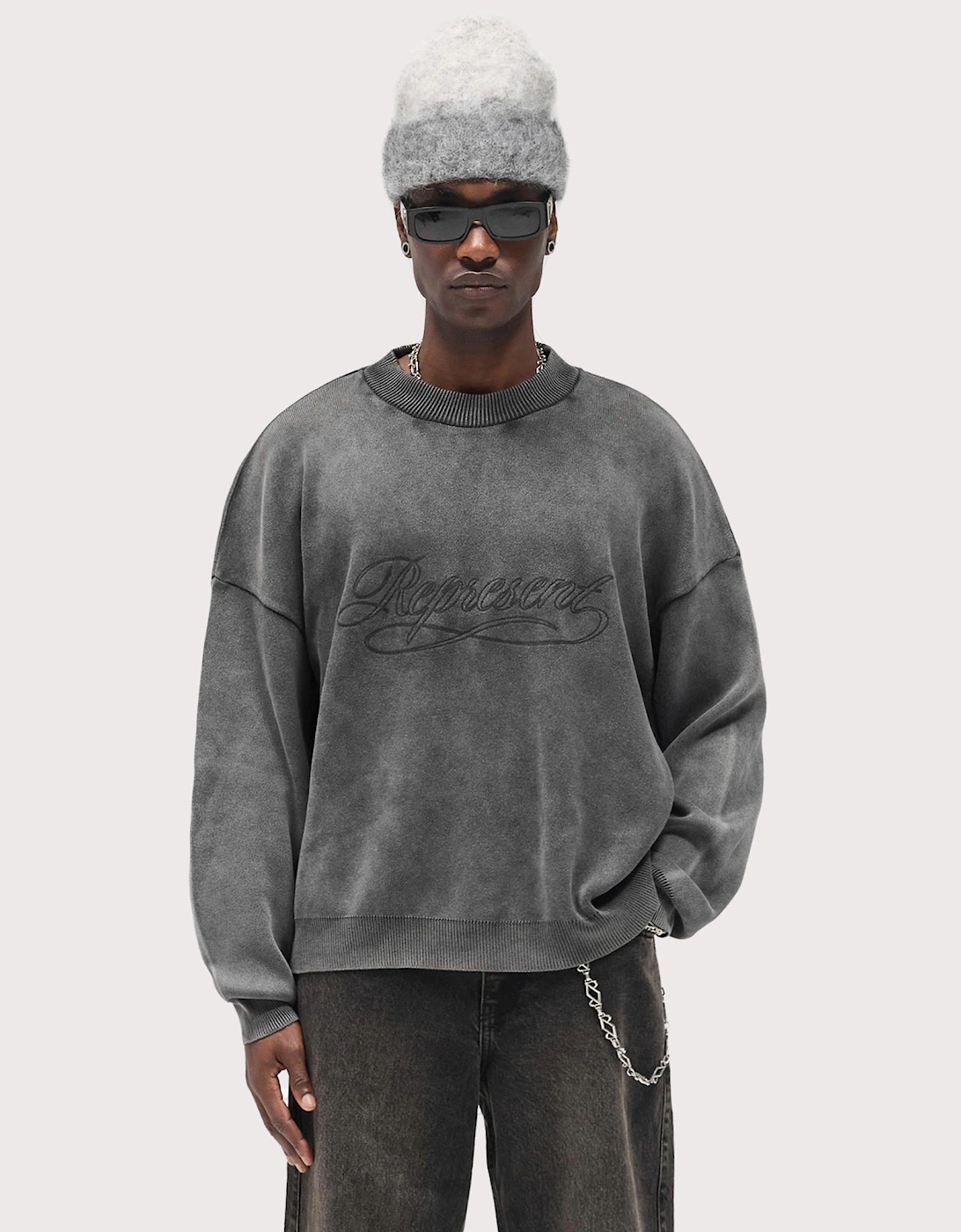 Oversized Fit Stamped Sweatshirt, 5 of 4
