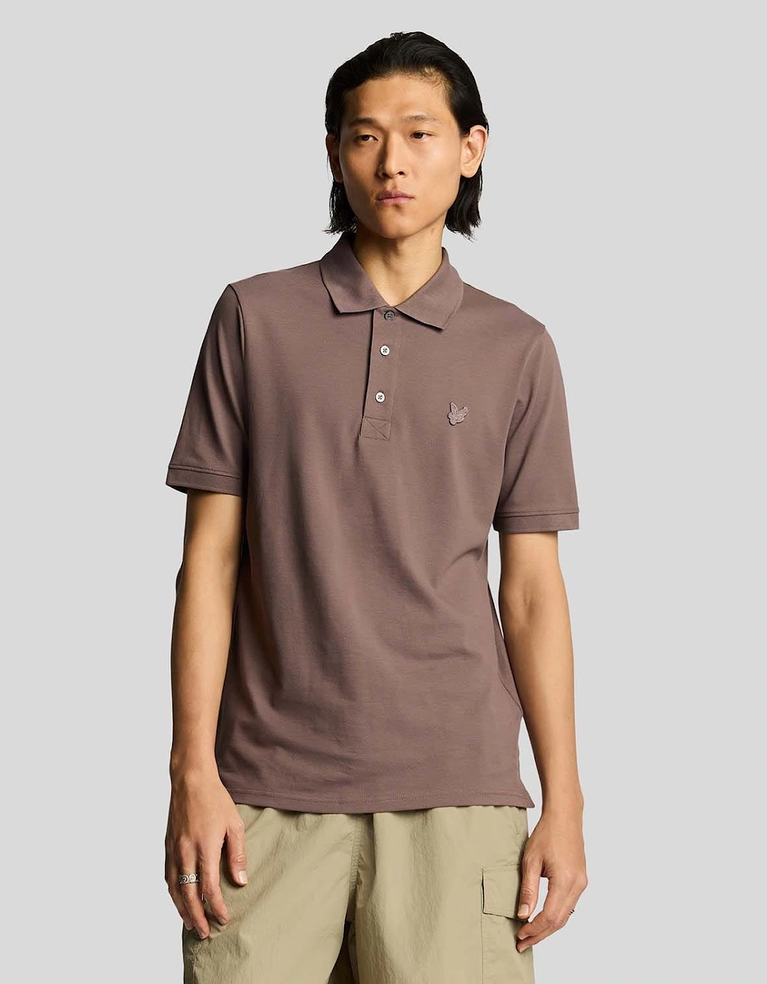 Lyle And Scott Men's Purple Superfine Cotton Polo Shirt - : 40 L