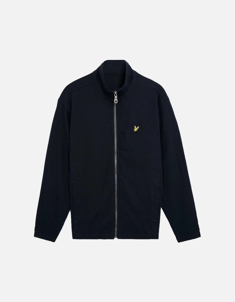 High Neck Twill Jacket