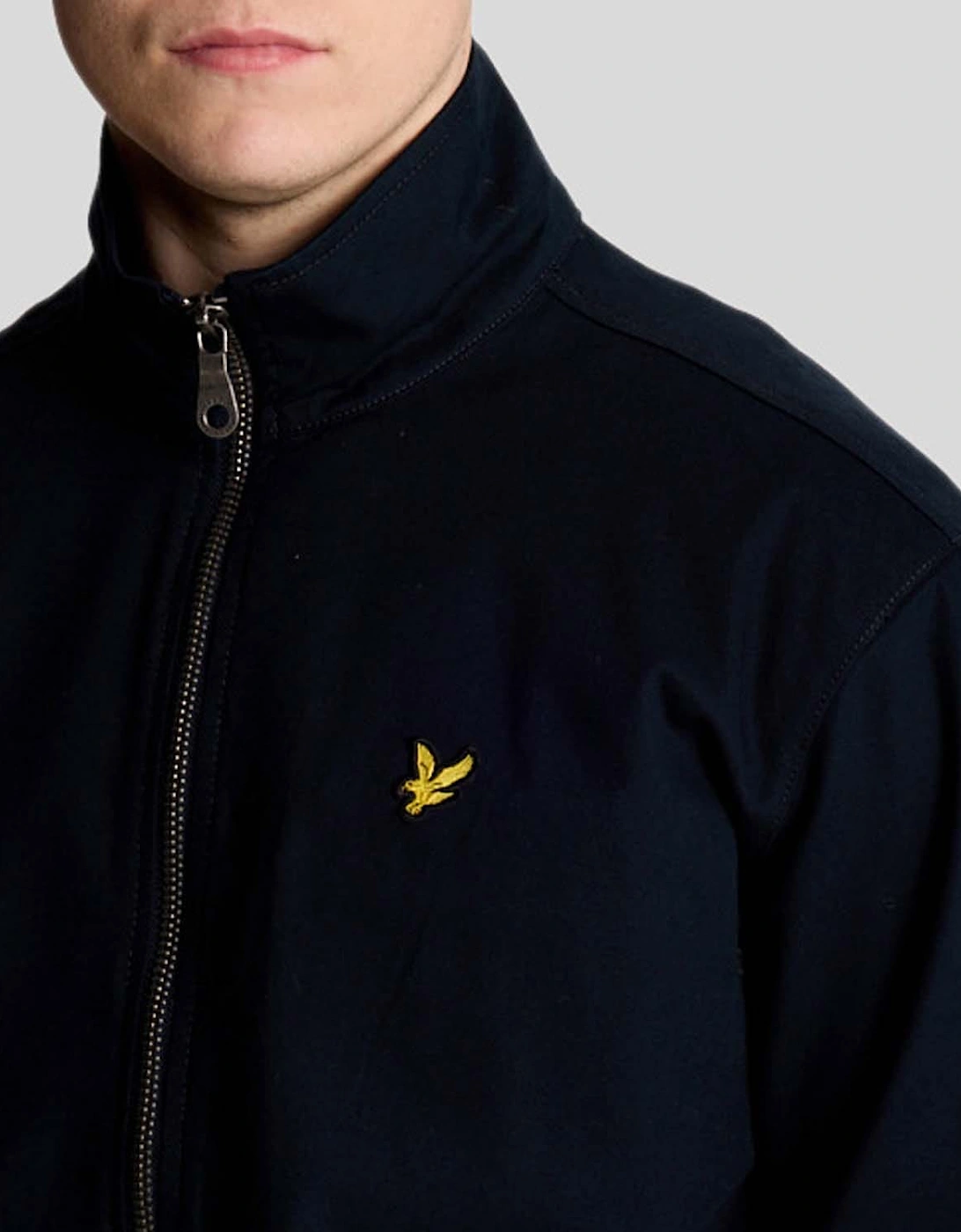 High Neck Twill Jacket