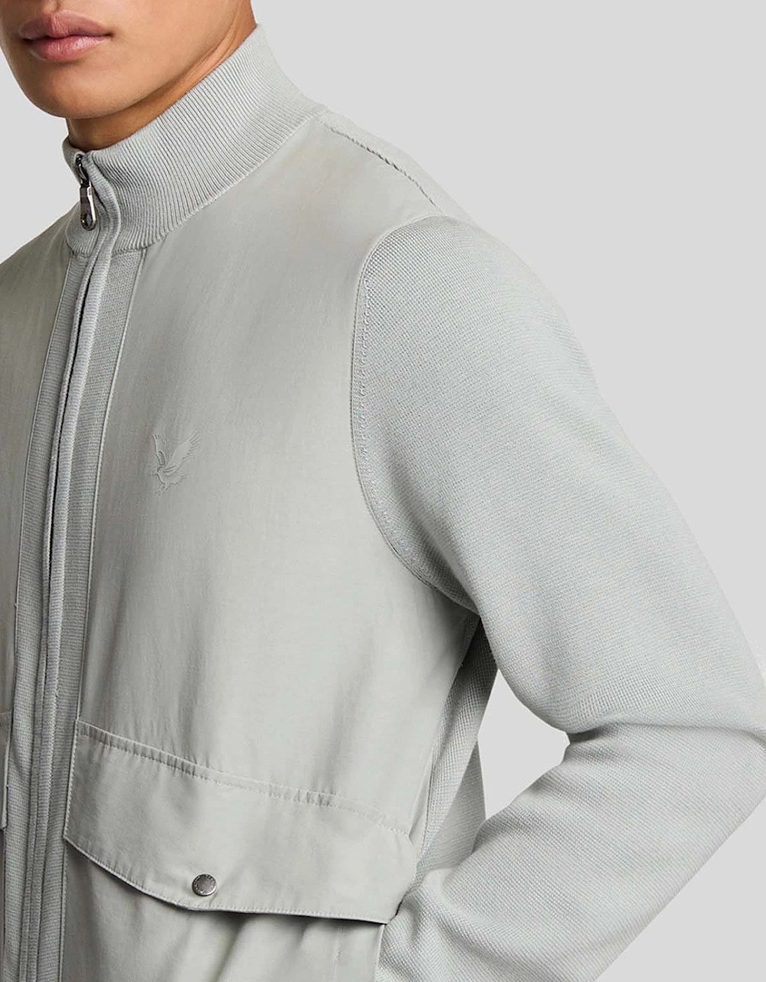 Milano Hybrid Full Zip Knitted Jacket
