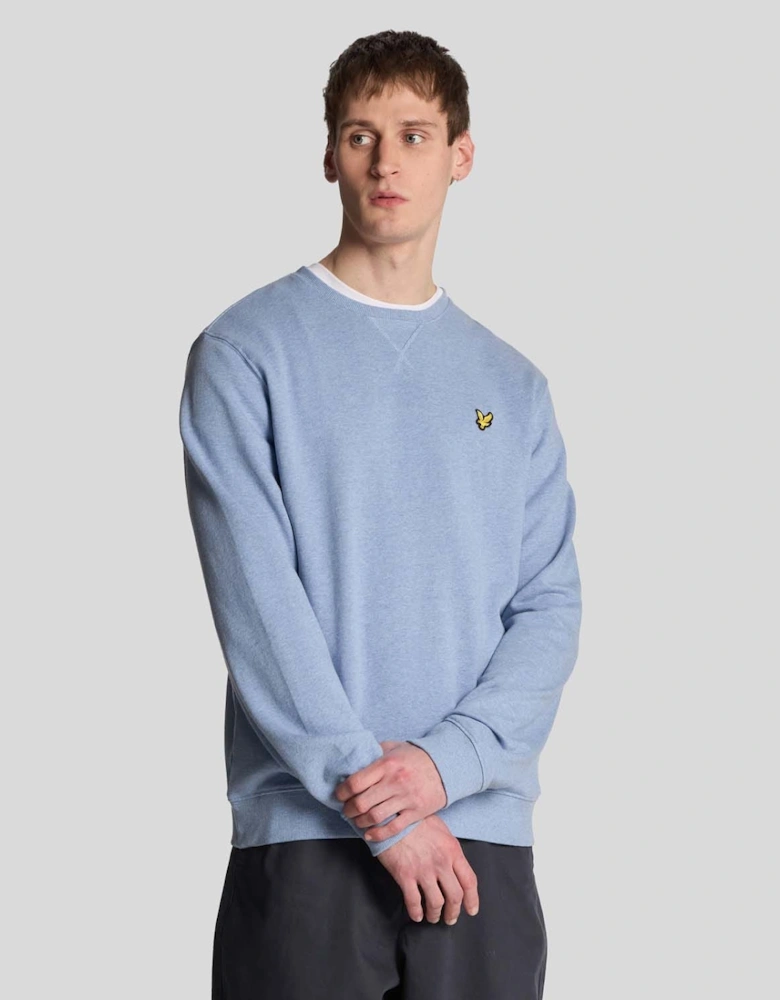 Heathered Crew Neck Sweatshirt