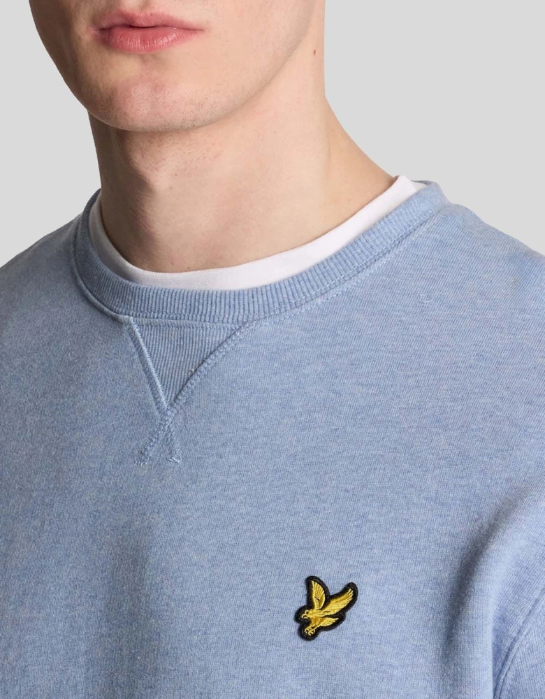 Heathered Crew Neck Sweatshirt