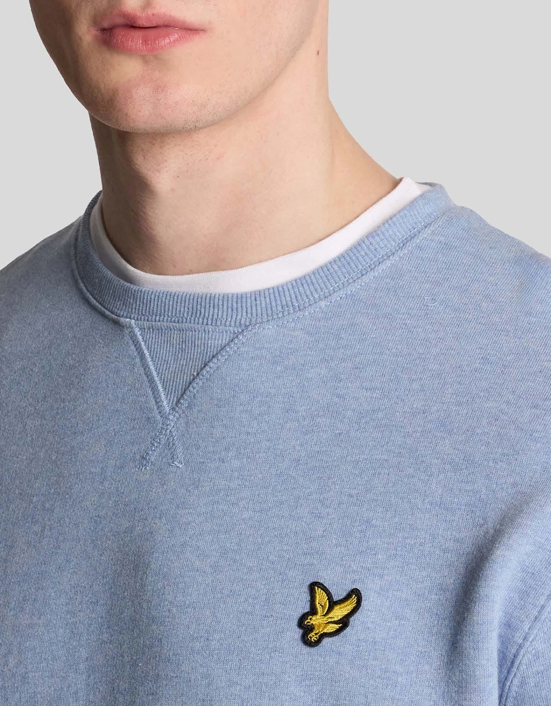 Heathered Crew Neck Sweatshirt