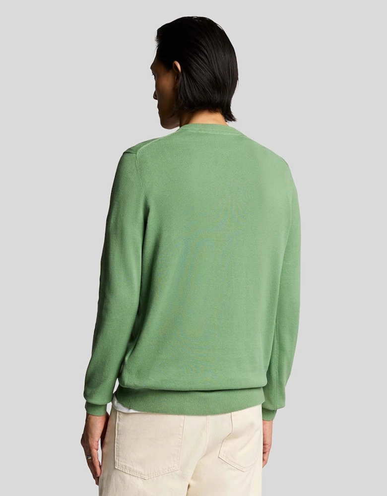 Cotton Crew Neck Jumper
