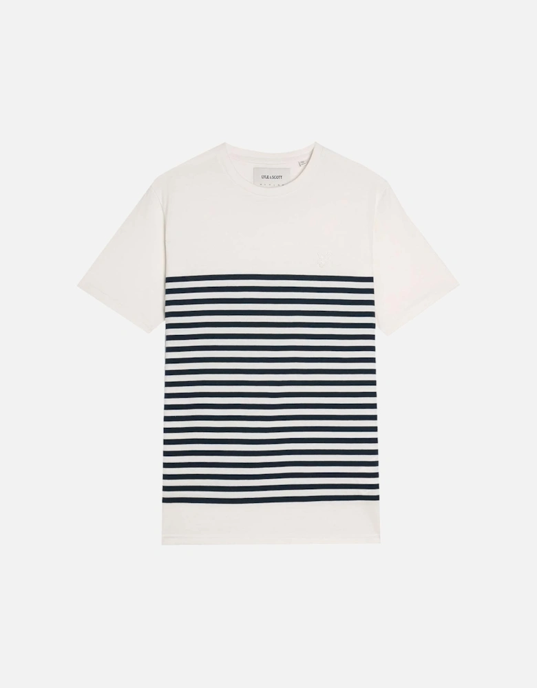 Linen Blend Breton Stripe T-Shirt