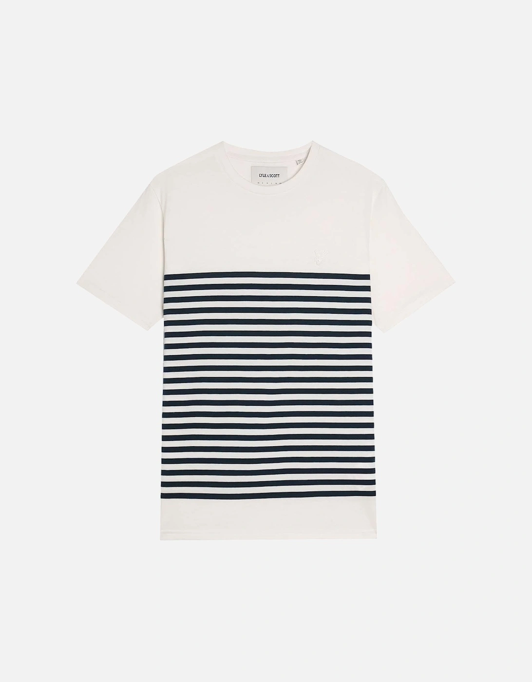 Linen Blend Breton Stripe T-Shirt