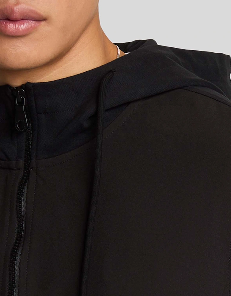 Softshell Hybrid Zip Through Hoodie