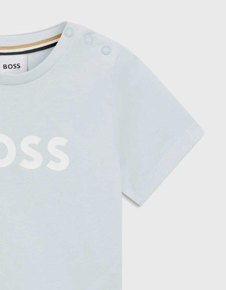 BOSS BABY/TODDLER PALE BLUE T SHIRT J52712