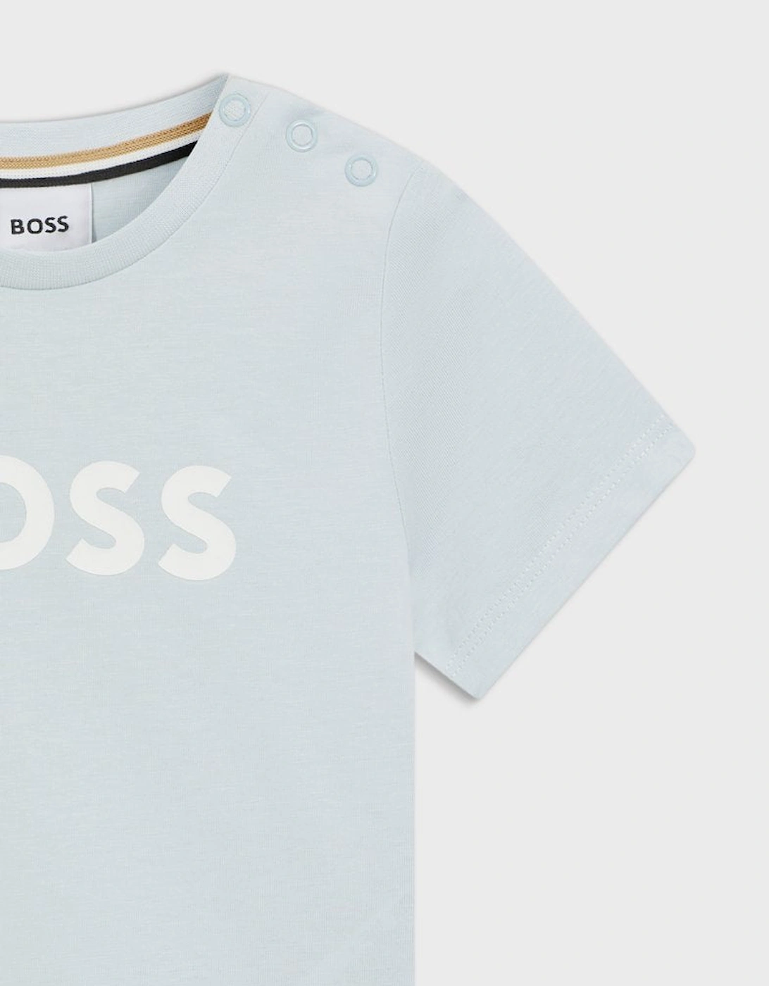 BOSS BABY/TODDLER PALE BLUE T SHIRT J52712