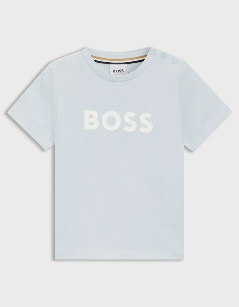 BOSS BABY/TODDLER PALE BLUE T SHIRT J52712