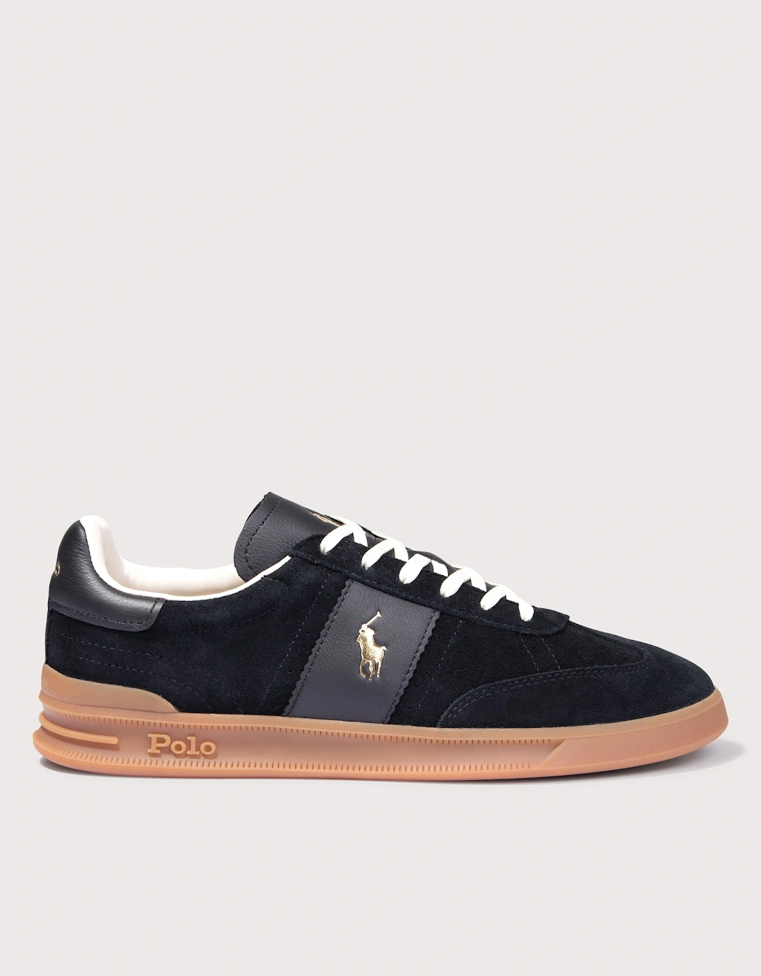 Heritage Aera Leather Suede Trainers, 4 of 3