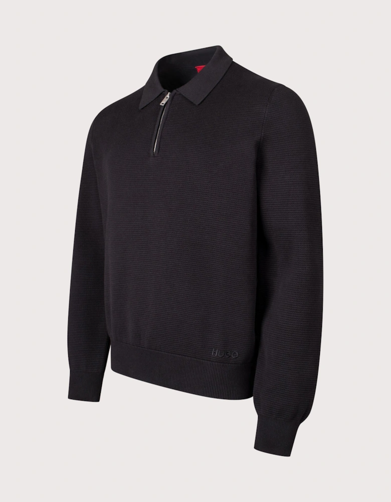Relaxed Fit Long Sleeve San Pauley Polo Shirt
