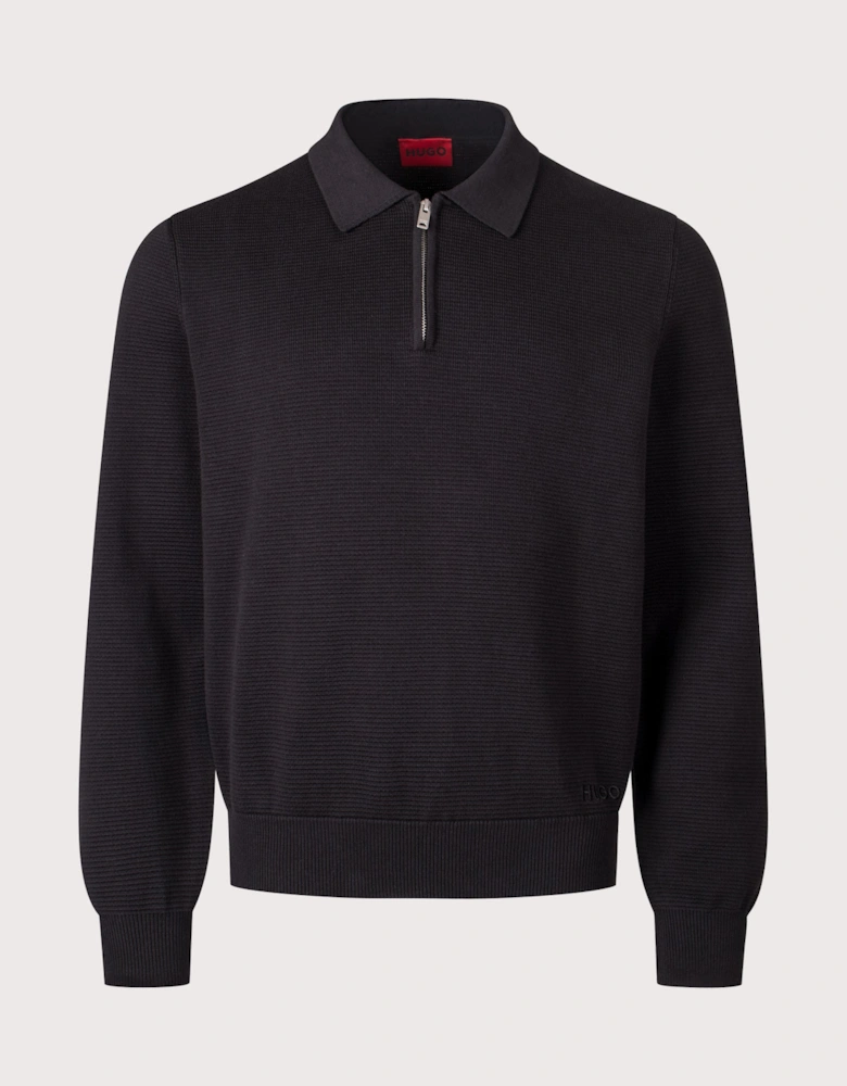 Relaxed Fit Long Sleeve San Pauley Polo Shirt