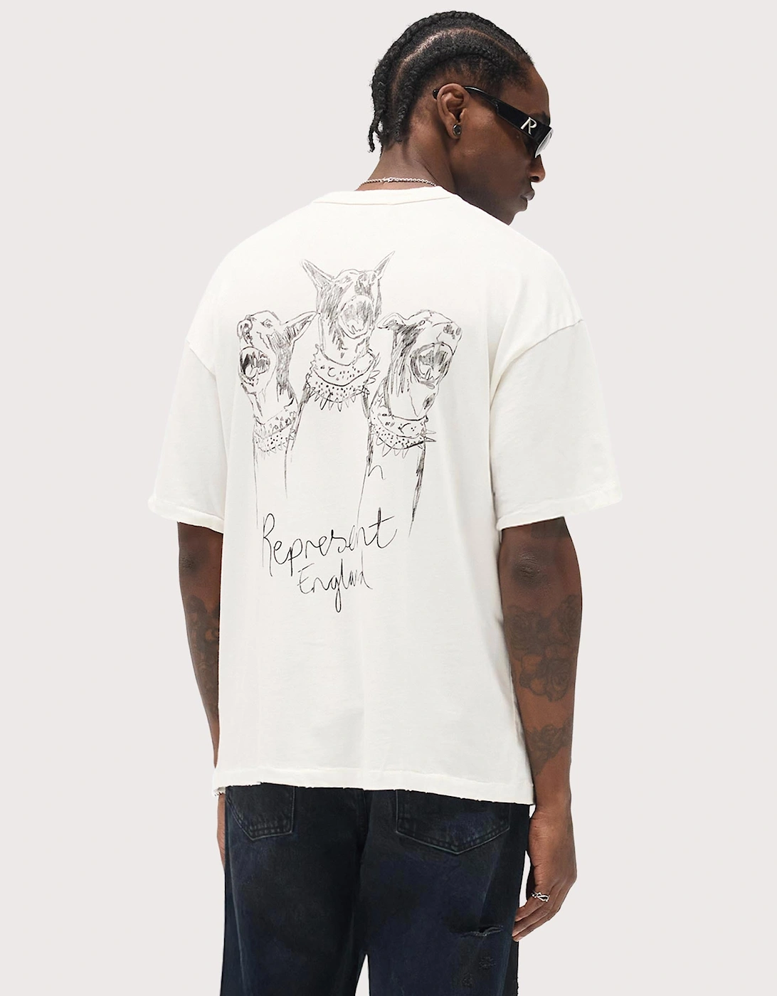 Relaxed Fit Hand Drawn Thoroughbred Dogs T-Shirt, 6 of 5