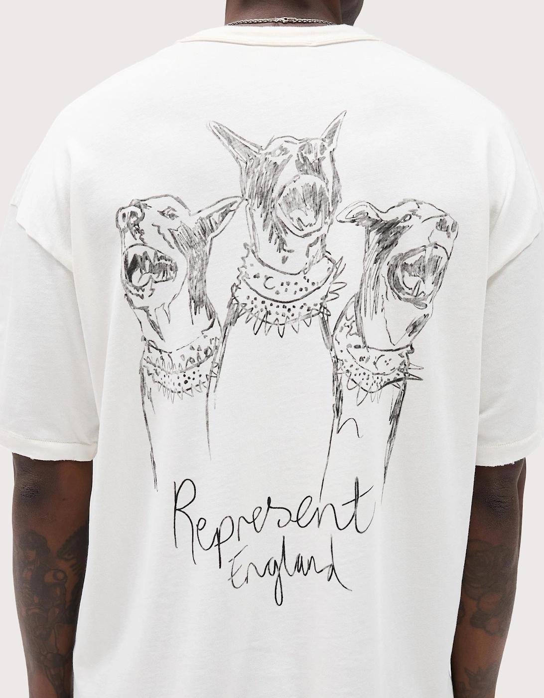 Relaxed Fit Hand Drawn Thoroughbred Dogs T-Shirt