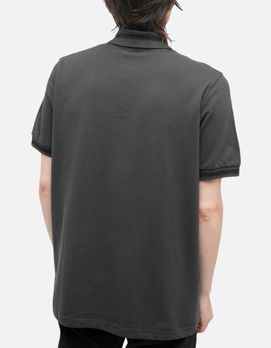 Single Tipped Collar Night Green Polo Shirt