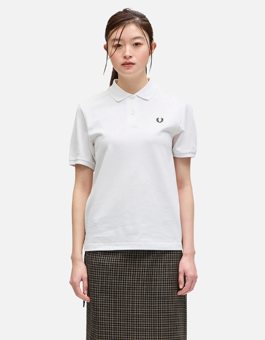 Plain White Polo Shirt