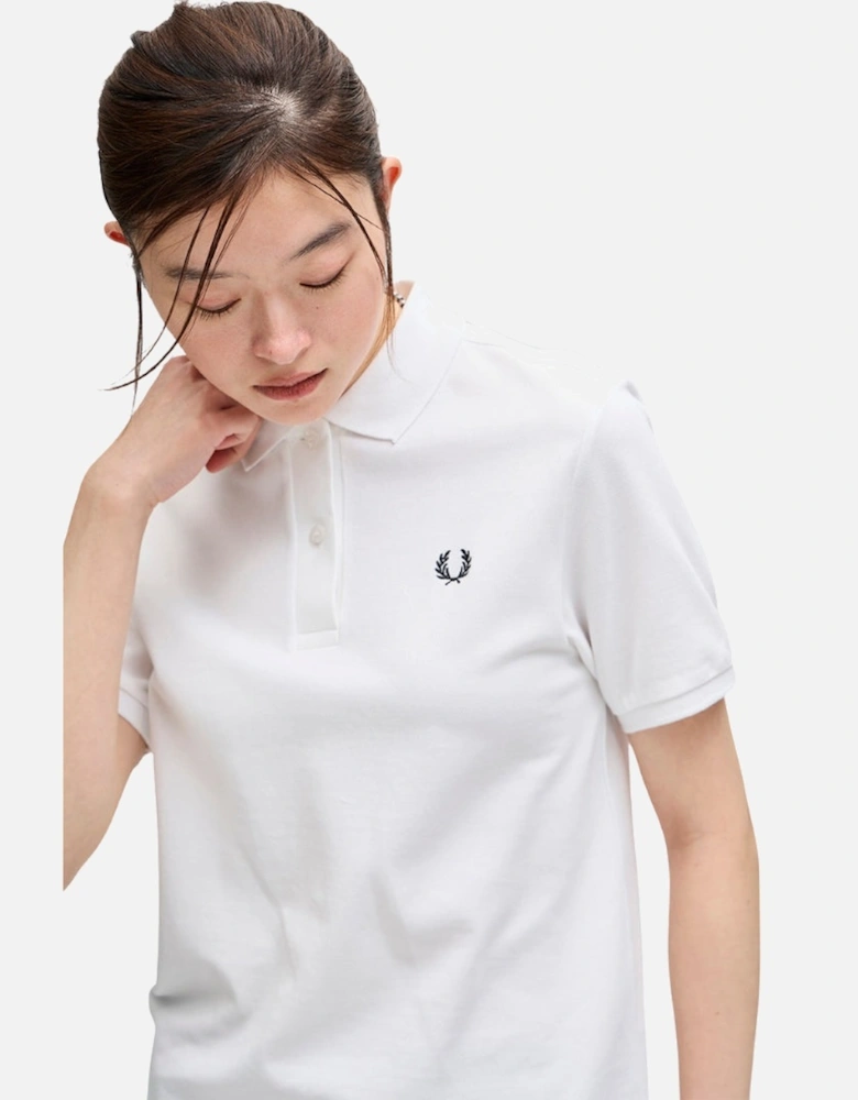 Plain White Polo Shirt