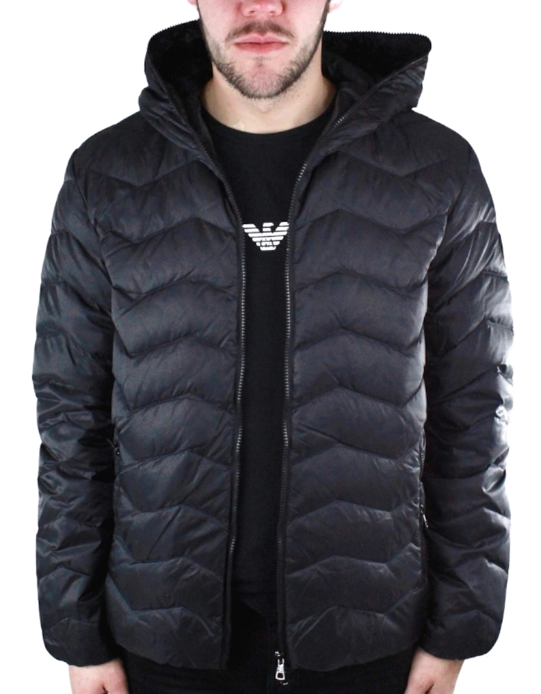 Black Full Zip Closure Jacket