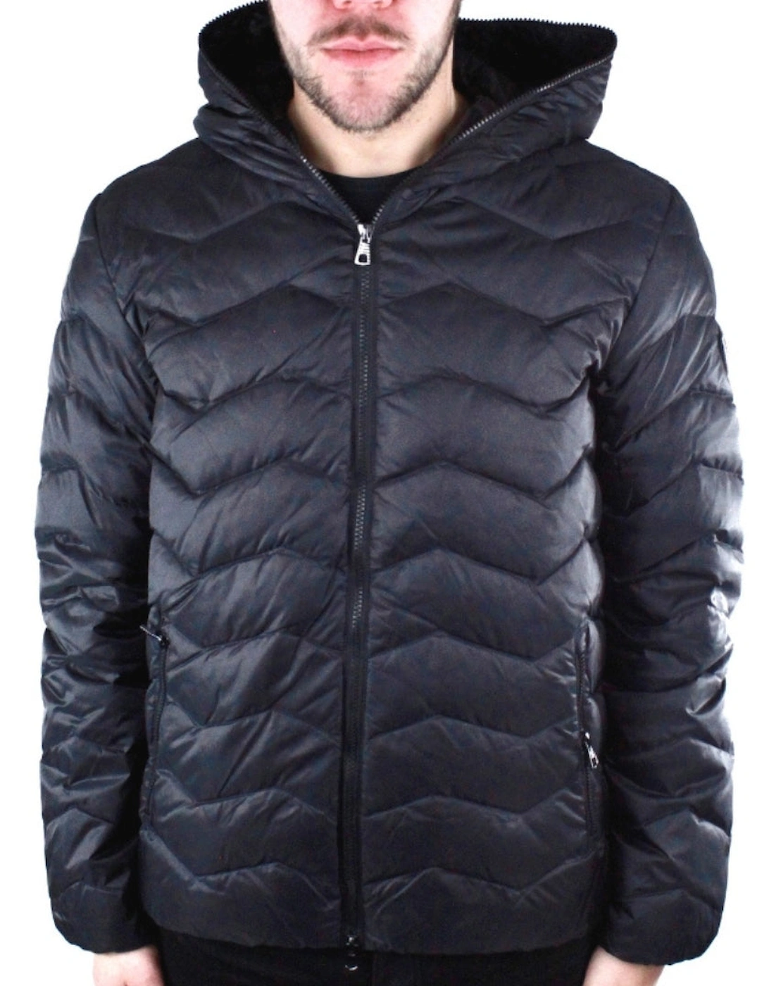 Black Full Zip Closure Jacket, 4 of 3