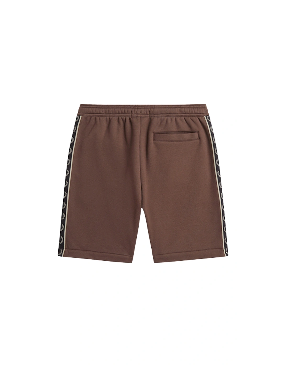 Maroon Taped Brick Brown Sweat Shorts