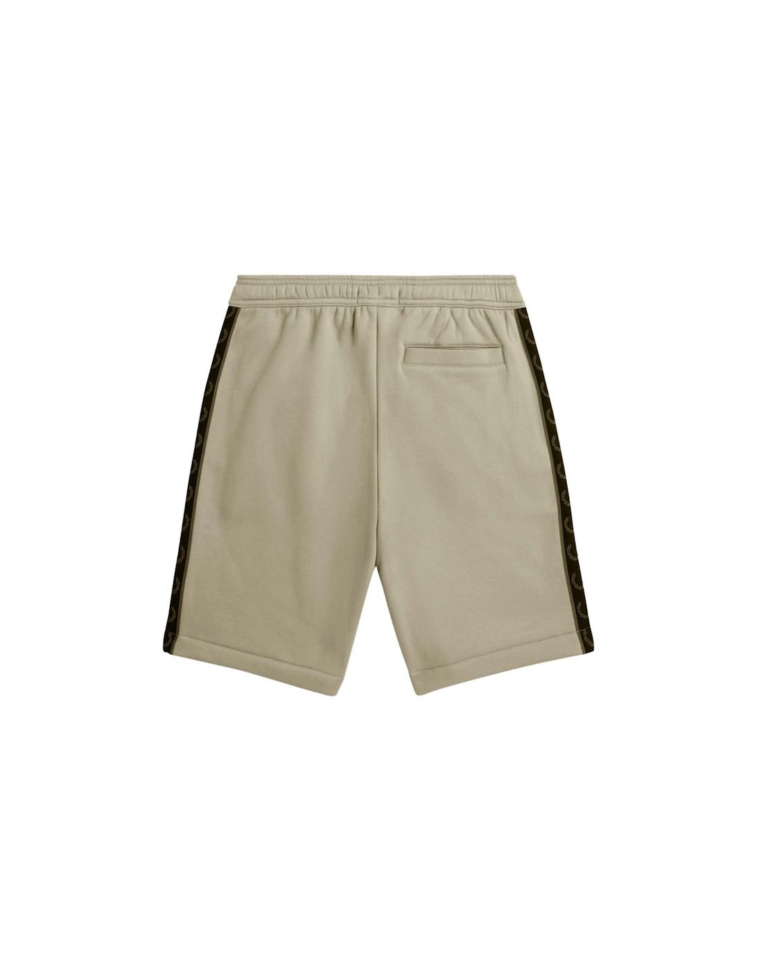 Brick Taped Design Warm Grey Sweat Shorts