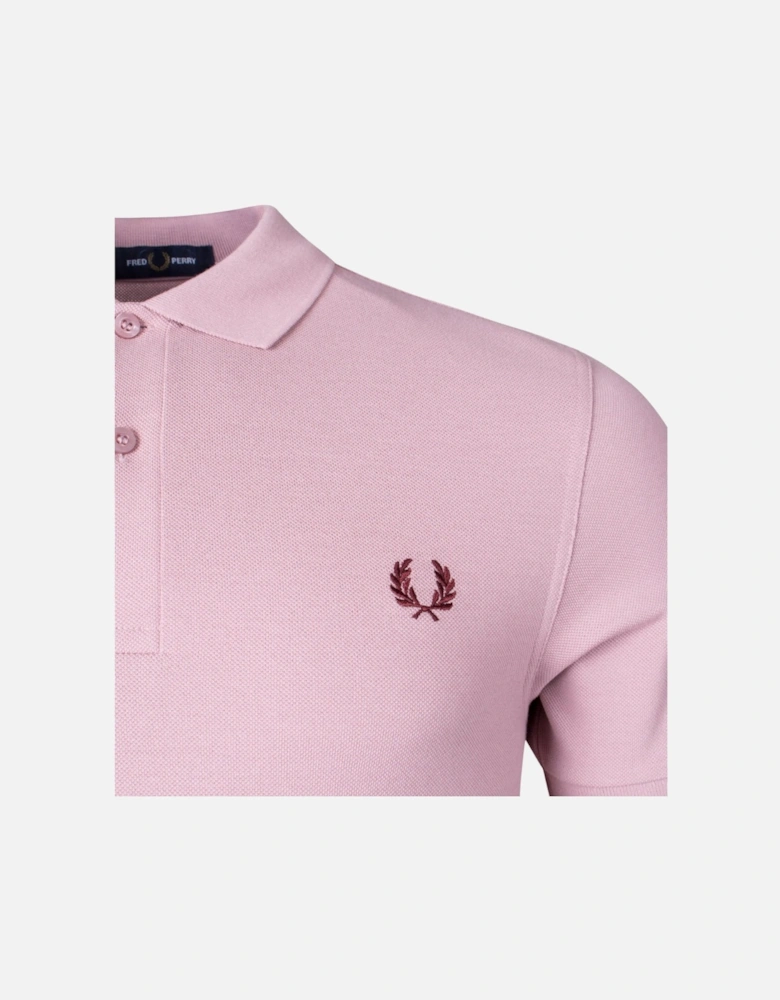 Plain Dusty Rose Pink Polo Shirt