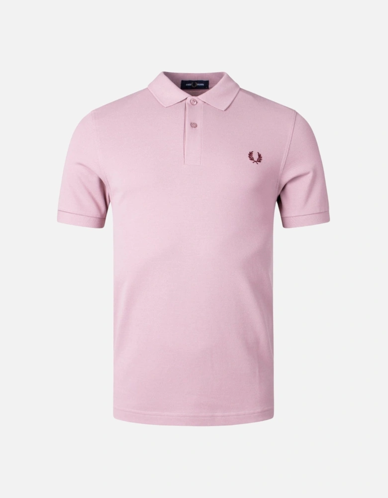 Plain Dusty Rose Pink Polo Shirt
