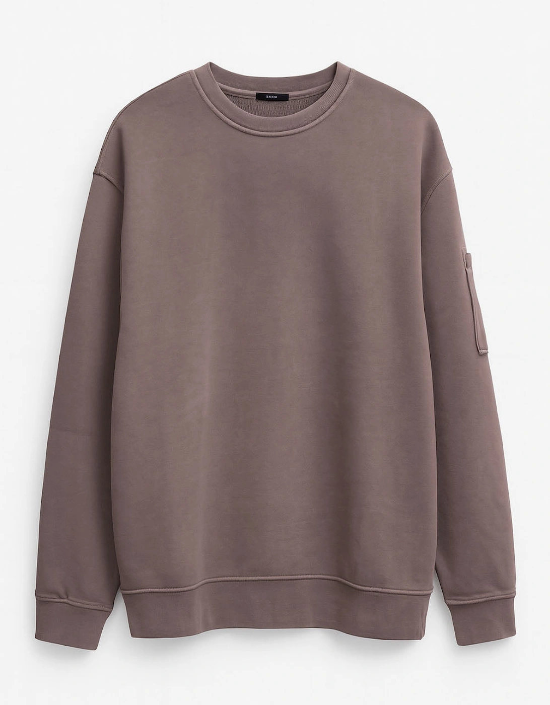 Men's C.P. Company Brushed Cotton Mauve Long Sleeve Sweatshirt, 4 of 3