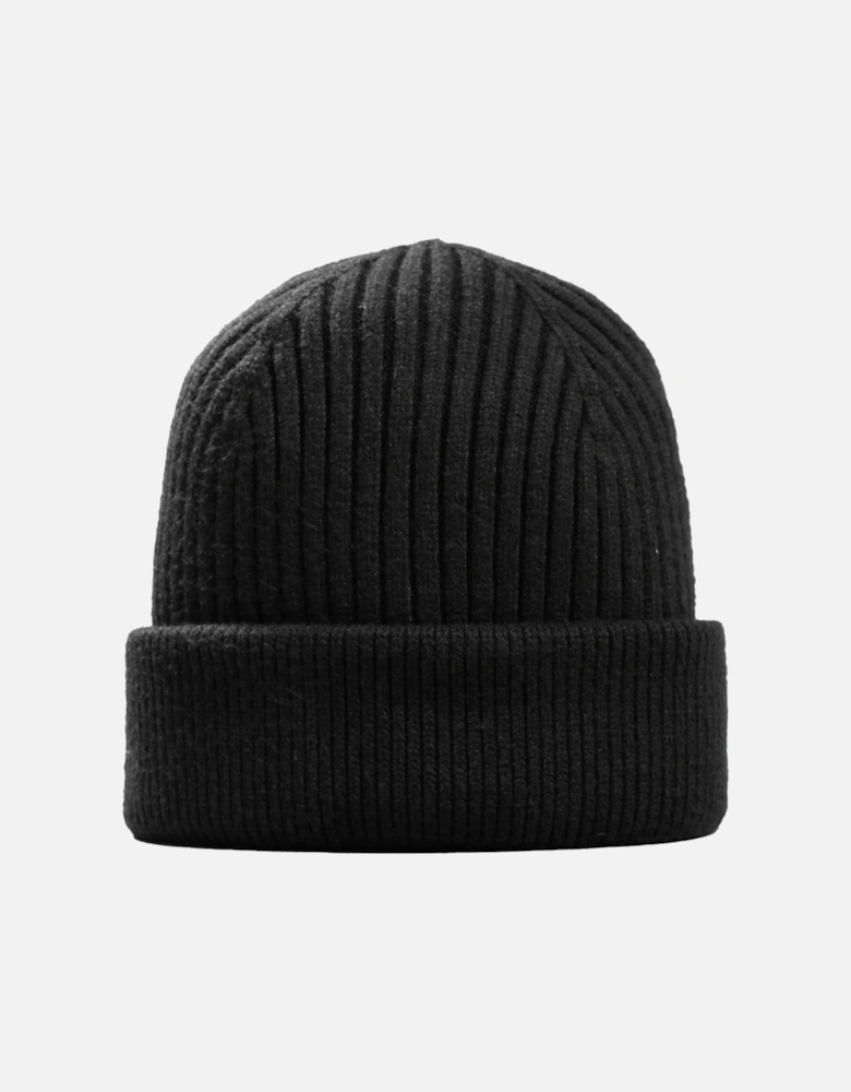 Siren Cable Knit Beanie Hat Black