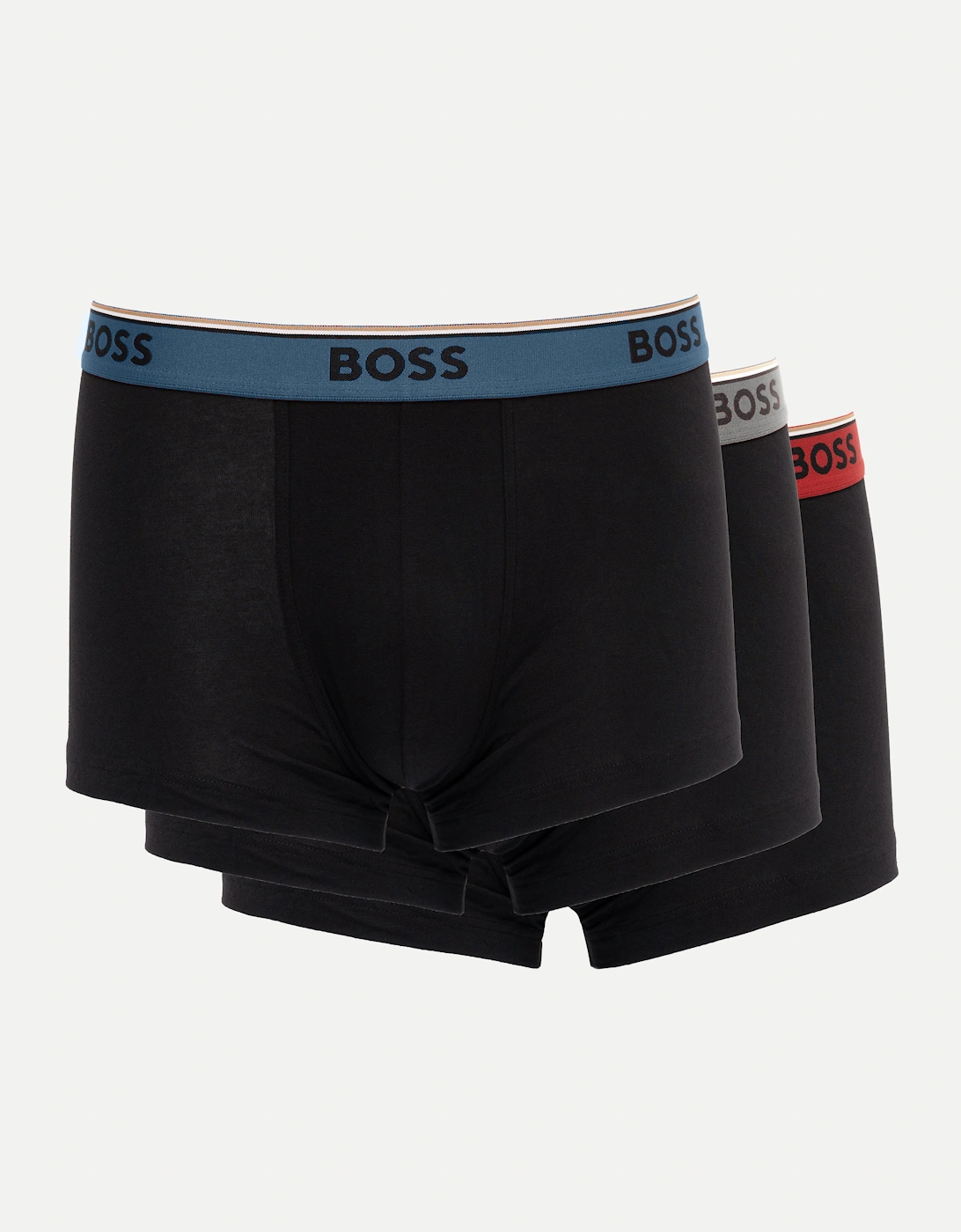 BOSS Orange Power Mens 3-Pack Trunks - Open Miscellaneous 964, 2 of 1