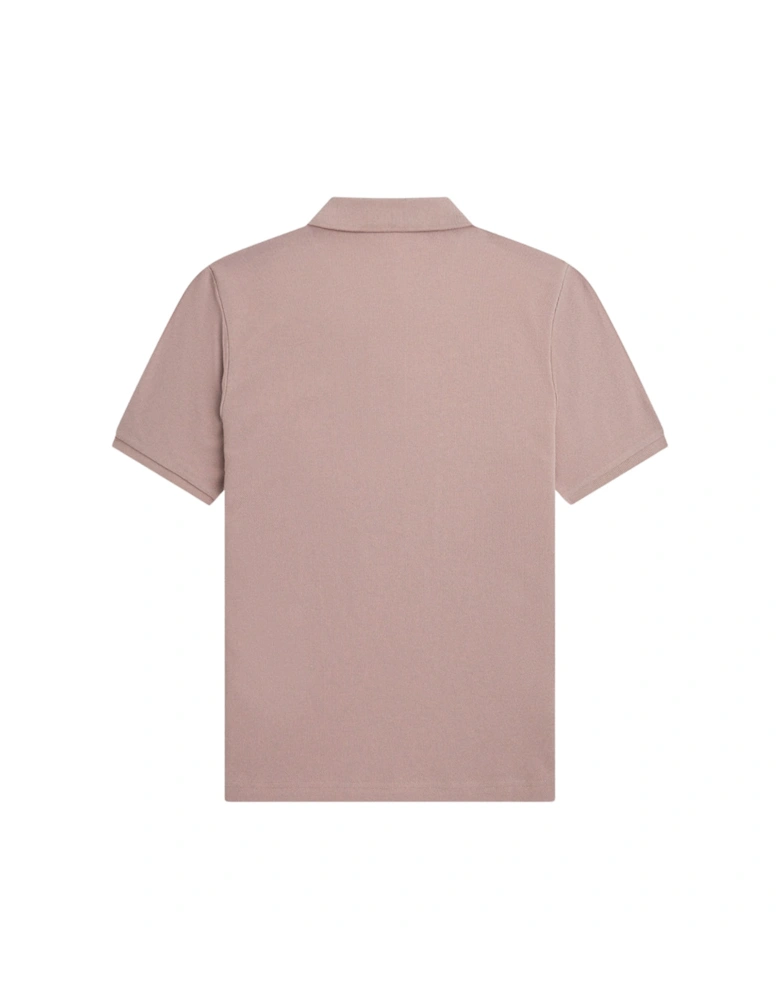 Black Logo Dark Pink Polo Shirt