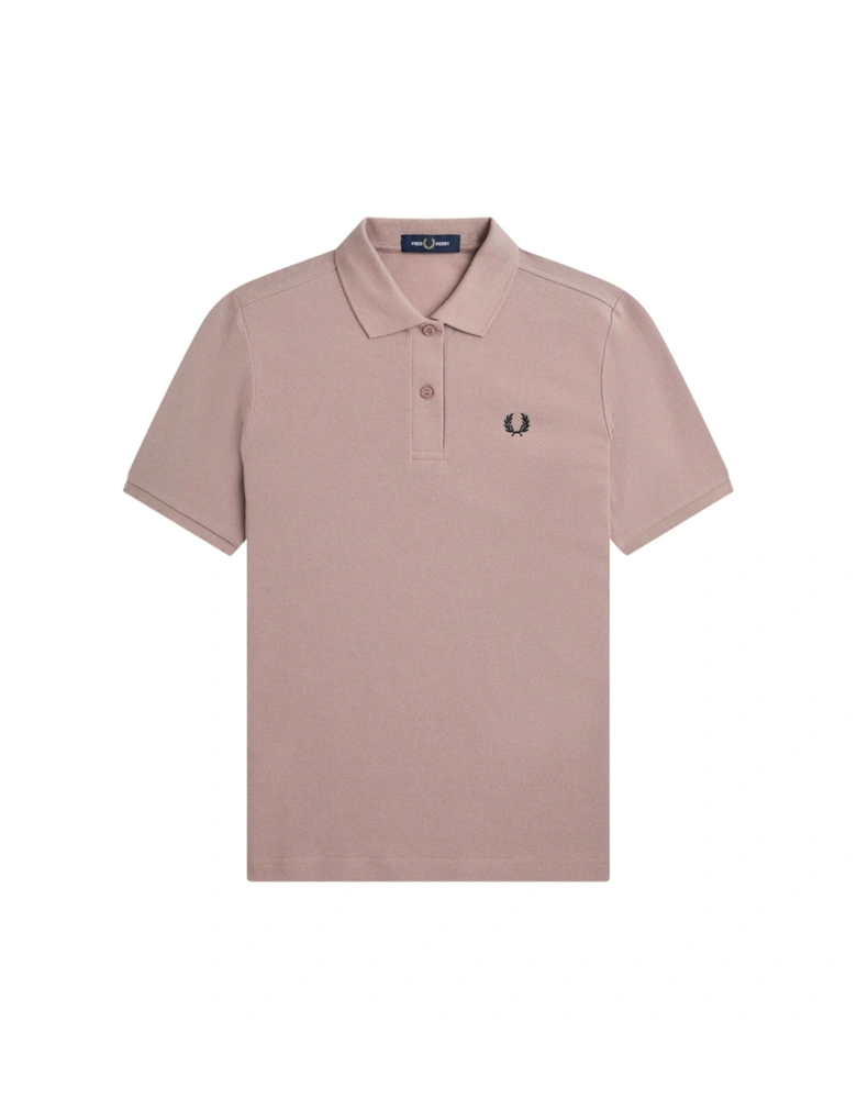 Black Logo Dark Pink Polo Shirt