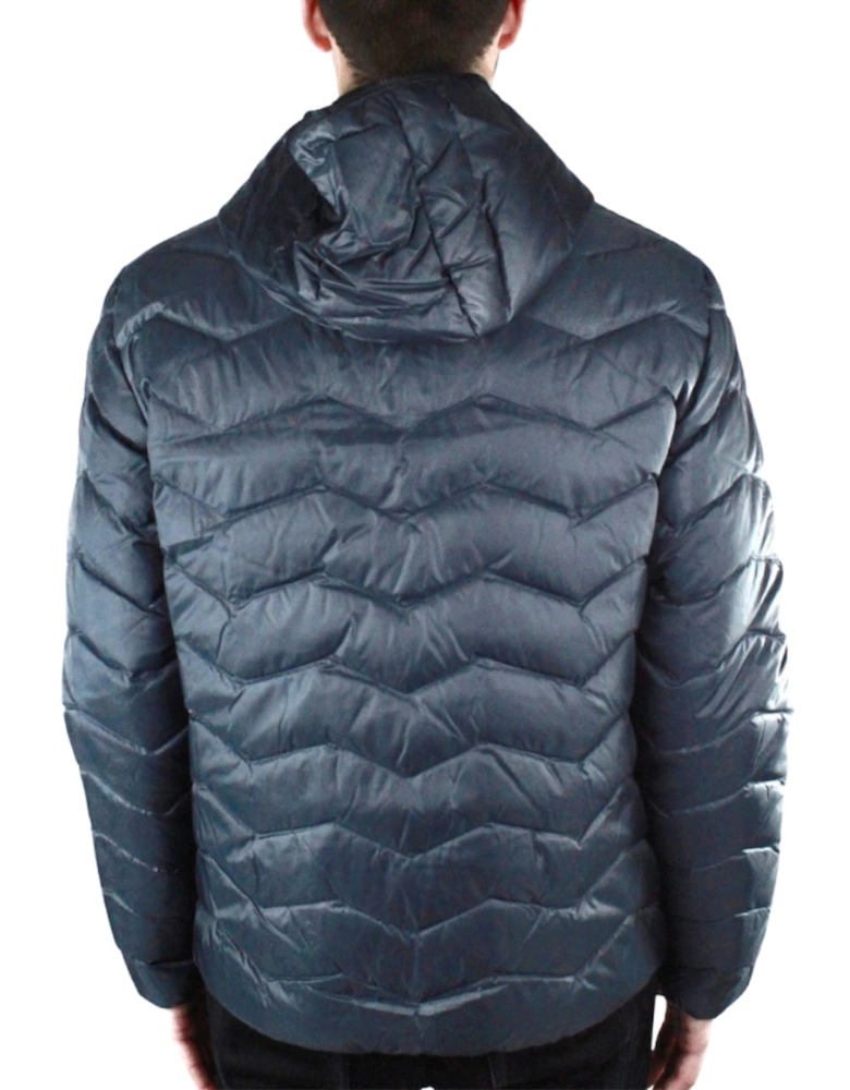 Dark Blue Full Zip Closure Jacket