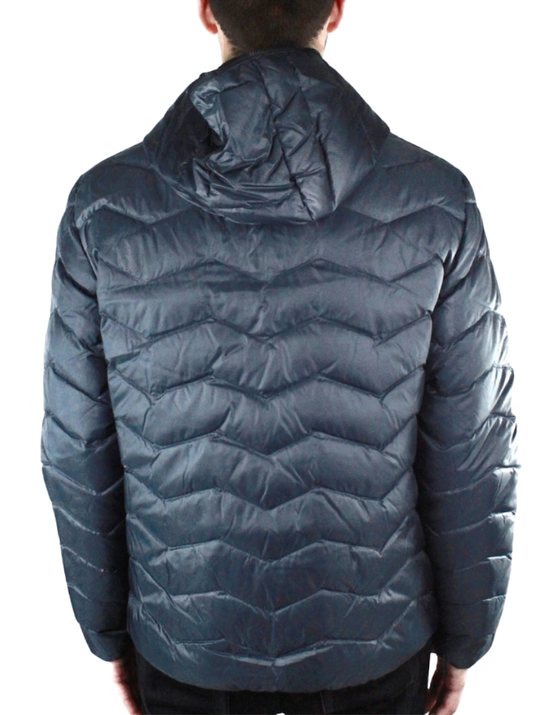 Dark Blue Full Zip Closure Jacket