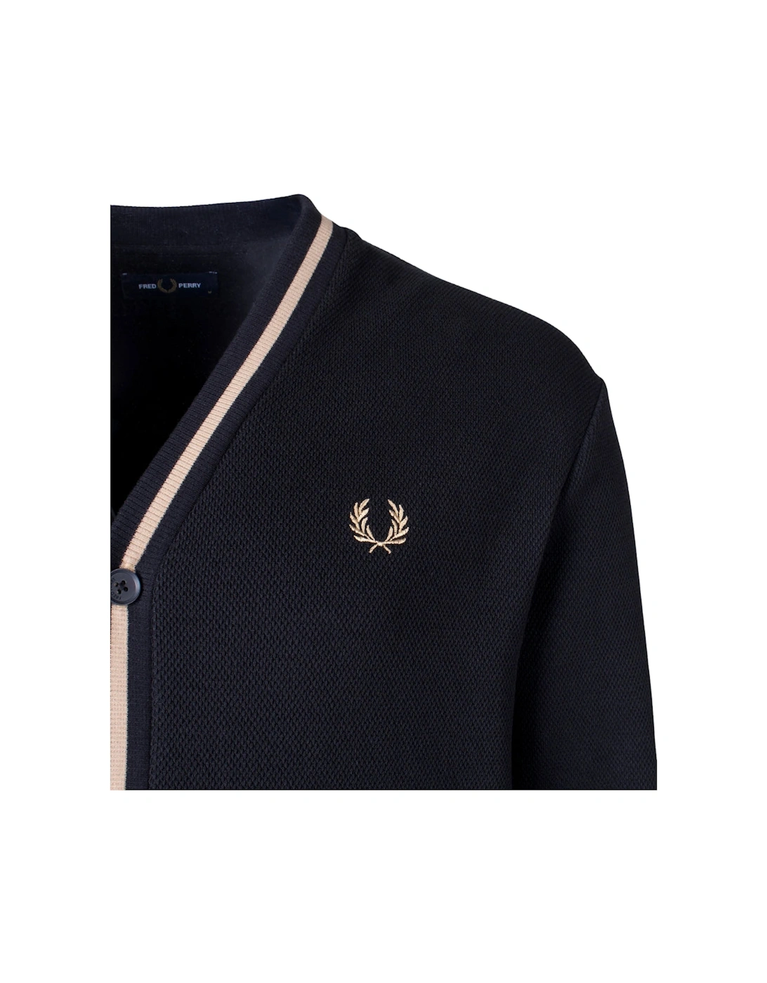 V-Neck Black Cardigan