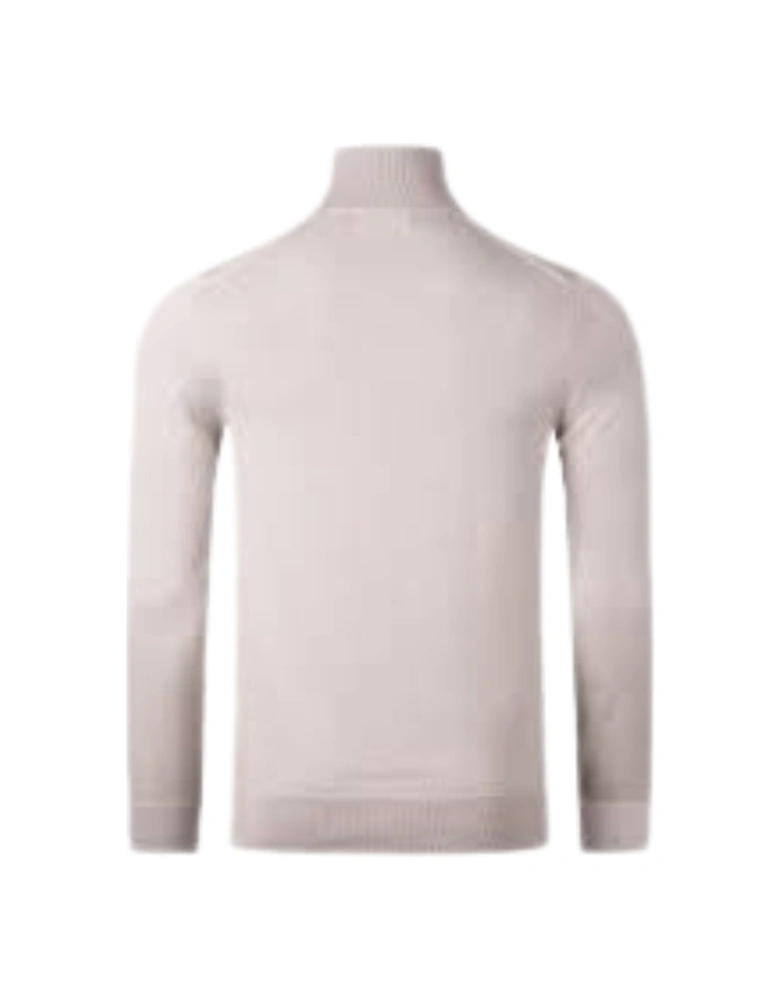 Roll Neck Dark Oatmeal Jumper
