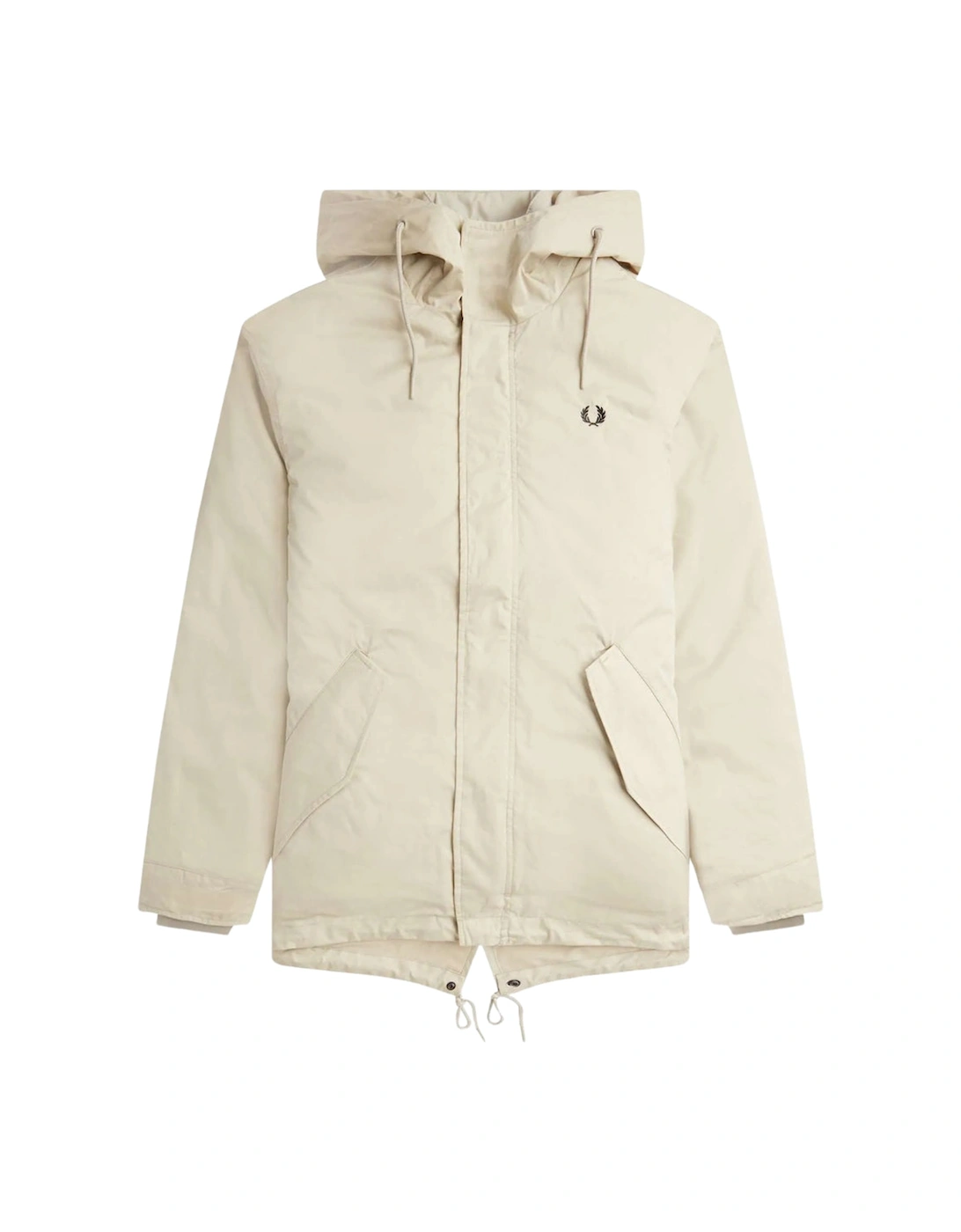 Light Oyster Short Padded Parka Jacket, 5 of 4