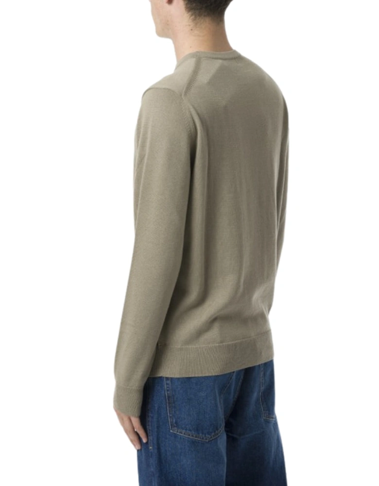 Laurel Wreath Logo Warm Grey Jumper