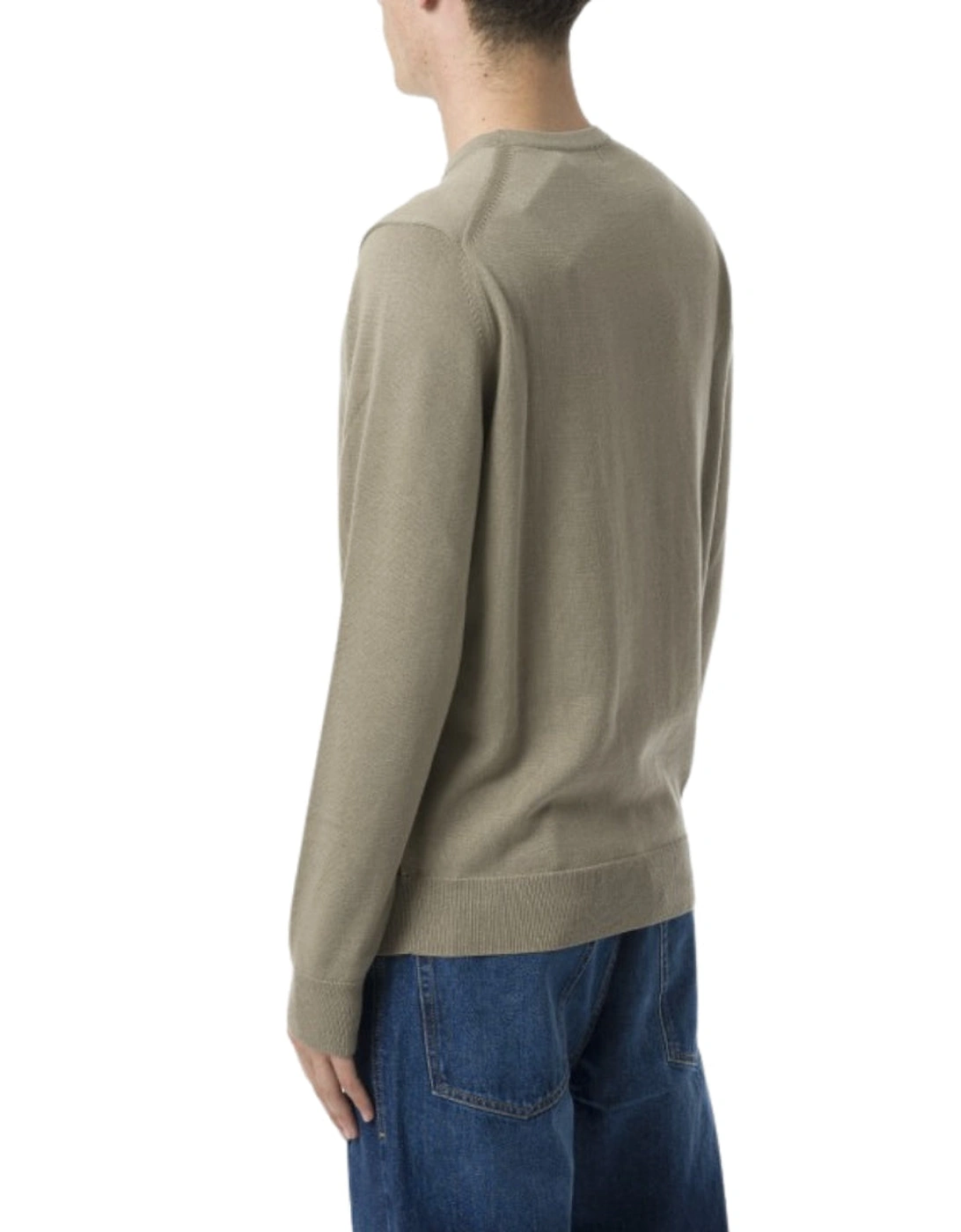 Laurel Wreath Logo Warm Grey Jumper
