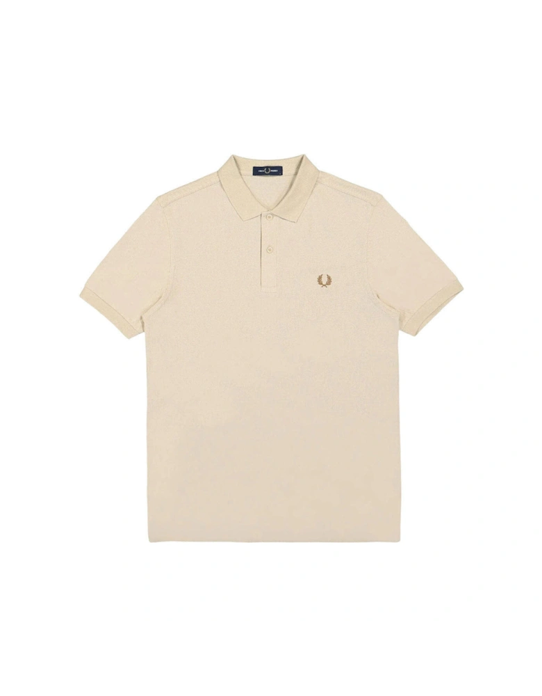 Plain Oatmeal Polo Shirt