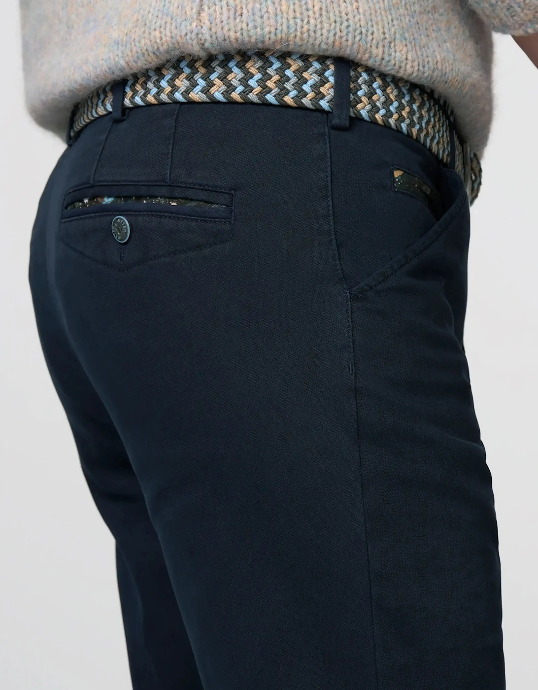 Chicago Modern Fit Chino Fine Micro - Navy