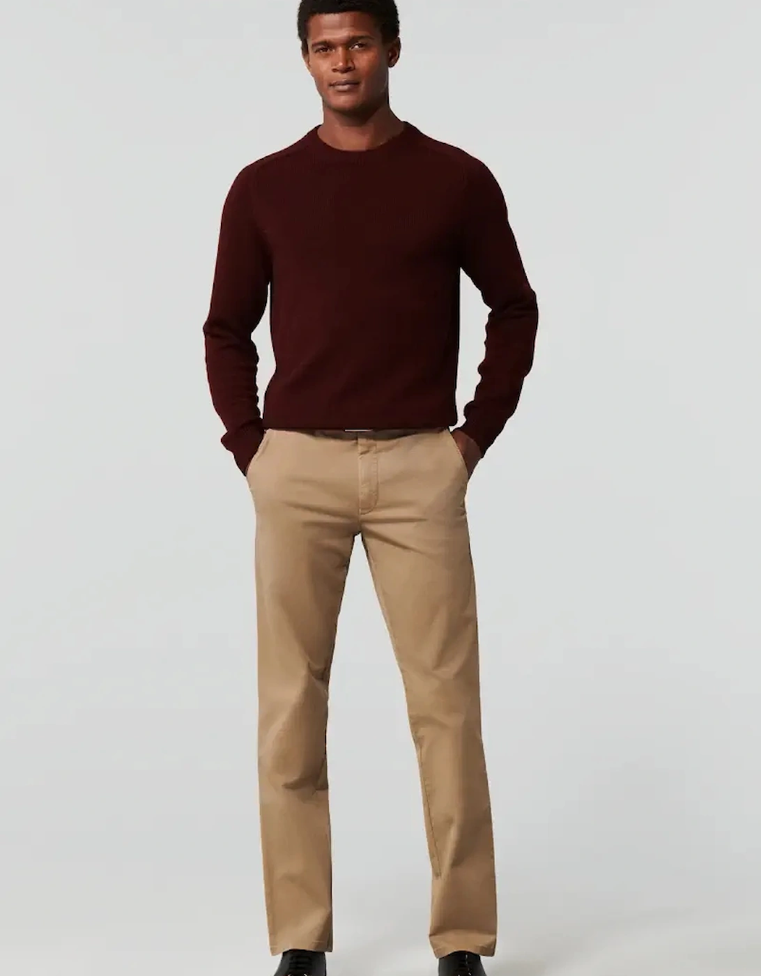 Roma Comfort Fit Chino - Tan