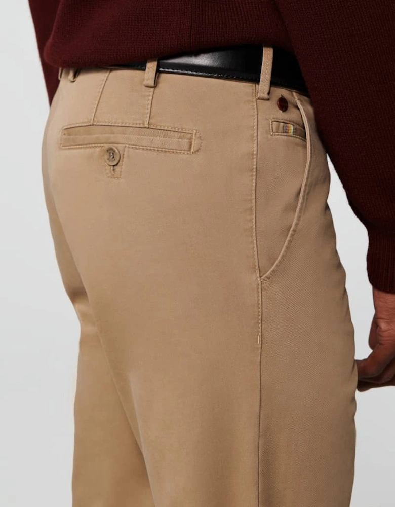 Roma Comfort Fit Chino - Tan