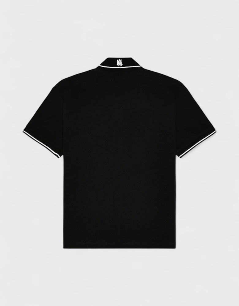 Solid Short Sleeve Polo Black
