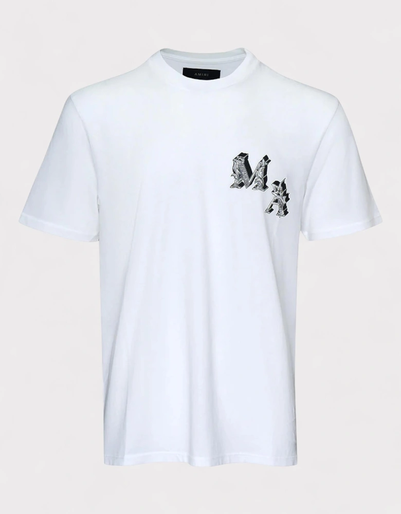 MA Angels Tee White