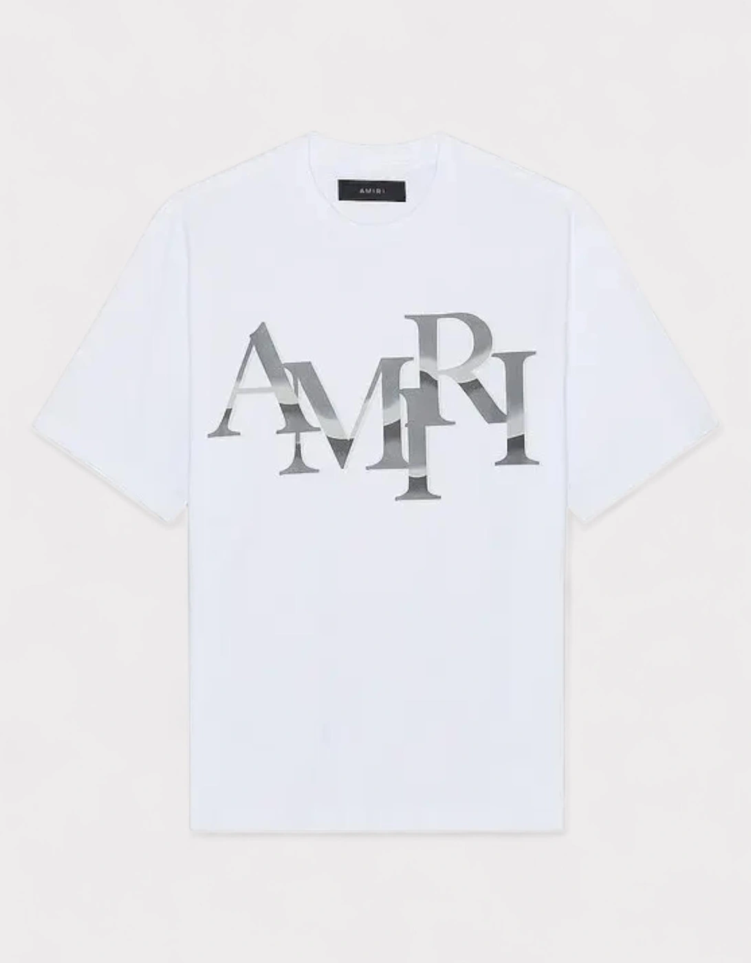 Staggered Chrome Tee White, 5 of 4