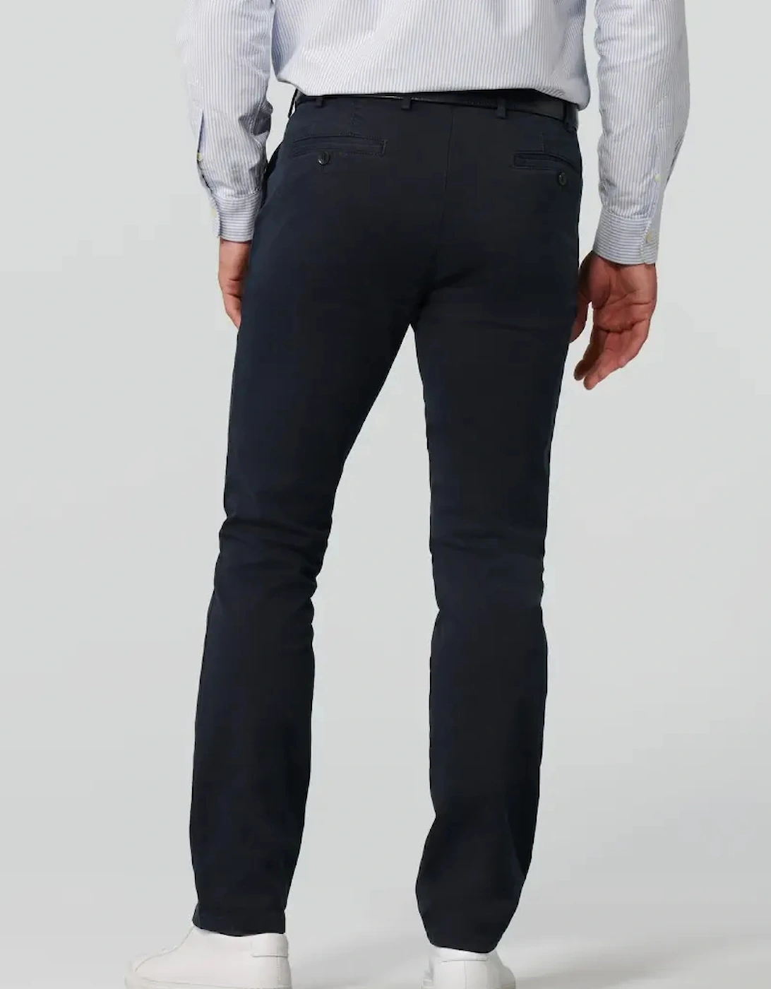 Roma Comfort Fit Chino - Navy