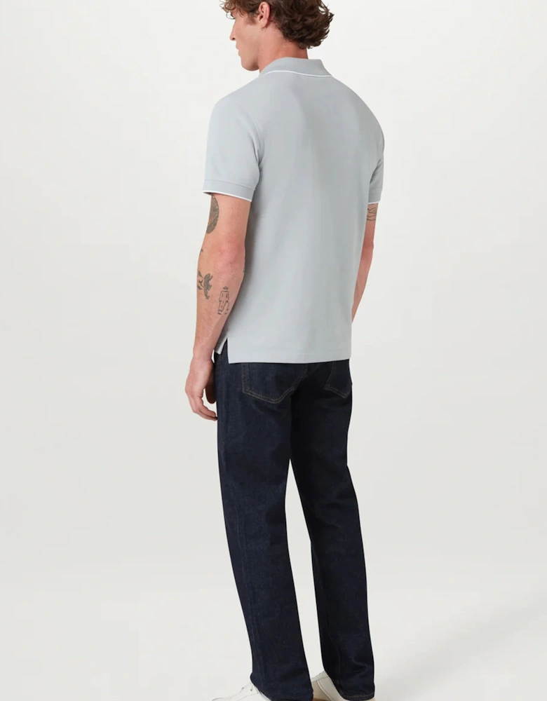 PATCH LOGO TIPPED POLO